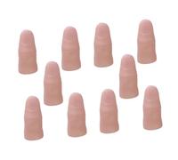 Toyvian 20 pezzi Dita Finte Scary Sleeve in Morbido per Cosplay Halloween e Spettacoli Teatrali Accessori Trucco Prank e Decorazioni Festa