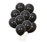 Toyvian 20 pezzi Palloncini in Lattice Neri Opachi Decorazione Party Compleanno Matrimonio Halloween