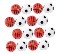 Toyvian 20 Pezzi Palloni Calcio e Palloni Basket per Decorazioni Casa e Accessori per Creativi