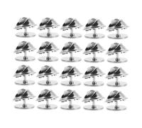 Toyvian 20 pezzi Pin Back in Acciaio Inossidabile Chiusura Sicura per Spille e Spille da Gioco Leggero e Portatile per Progetti Fai da Te Adatto Eventi e Uso Quotidiano