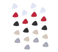 Toyvian 20 Pezzi Plettro Per Chitarra Plettro in Feltro Per Ukulele Plettri Sottili Per Chitarra Cuore Scegliere Plettro Per Ukulele Adulti Forma Bianco Provato