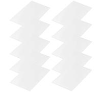 Toyvian 20 Pezzi Segnaposto in Acrilico Trasparente Vuoti, Cartelli Riservati per Matrimonio, Cartellini Numeri da Tavolo per Feste e Ricevimenti, Accessori per Decorazioni Eventi