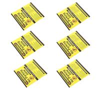 Toyvian 200 Fogli Adesivi Divieto di Sosta per Auto, Materiale Autoadesivo Resistente alle Macchie, Design Accattivante Giallo per Veicoli Privati e Parcheggi Pubblici