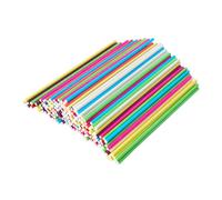 Toyvian 200 pezzi Bastoncini Carta Lecca-lecca Colorati Bastoncini Rigidi per Cake Pops e Dessert Accessori Torte Resistenti per Progetti Artigianali e Decorazioni Feste Colore Casuale