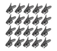 Toyvian 200 pezzi Clip per Auricolari Plastica Leggera Clip Rotante per Microfono con Sicura Fermacavo per Cuffie e Camicia Accessori per Gestione Del Auricolare