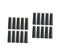 Toyvian 20pezzi Adesivi Per Scale Di Violino Etichette Fretboard Per Principianti Guida Per Dita Facili Da Usare e Resistenti Nero