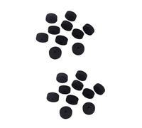 Toyvian 20pezzi Feltri Rotondi Per Piatti Di Batteria Accessori Feltro Per Piatti Durevoli e Morbidi e Pulsanti Di Cinghia Per Chitarra Proteggono La Finitura Degli Strumenti Per