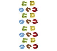 Toyvian 20pezzi Fermaporta Cartoon Per Per Paracolpi Sicuro Per Preventire Pizzicature Per Porte Di Casa e Sicurezza Infantile
