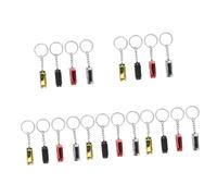 Toyvian 20pezzi Metal Harmonica Keychain Decorativo Portachiavi Forma Di Harmonica Per Borsa Zaino e Accessori