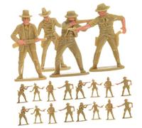 Toyvian 20pezzi Miniature Figurines for Western Decor Realistic Models for Dollhouse and Desktop Decoration Safe Wild West Figures