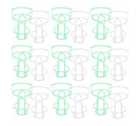 Toyvian 20pezzi Rete Per Flebo in Plastica Robusta Copertura Per Flacone Di Infusione Sospesa Gancio Per Rastrelliera Per Infusione Riutilizzabili Per Uso Medico e Domestico