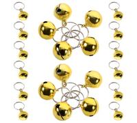 Toyvian 24 Pezzi Campanelle Piccole Oro in Metallo per Artigianato