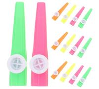 Toyvian 24 Pezzi Kazoos in Plastica Colorati Assortiti Strumenti Musicali Educativi per Ragazzi Facili da senza Teoria Musicale Adatti Tutte Età per Accompagnare Chitarra Ukulele e