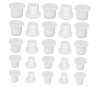 Toyvian 25 Pezzi Tappi Silicone per Saliera e Pepaiola Tappi Bottiglie Riutilizzabili Resistenti al Calore Coperchi in Silicone per Barattoli Pentole e Tubi Diverse Misure per Cucina