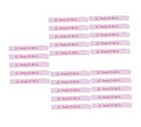 Toyvian 25pezzi Fasce Per Shower Sashes Con Stampa Lettere Per Feste Per Celebrare Arrivo Aunty to Be