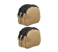 Toyvian 2confezione Portamonete Cerniera Pouch Monete Chiavi Per e Sport Mud Color