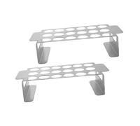 Toyvian 2pezzi Acciaio Inox per Peperoncini Jalapeño Utensile da Barbecue per Cuocere Uniformemente Peperoncini Ripieni e Cosce di Pollo Accessori per Affumicatore