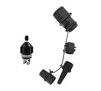Toyvian 2Pezzi Adattatore per Pompa Gonfiabile Sicura per Kayak e Gommoni Perdita Aria con Guarnizione Design e Resistente per Tavole