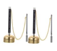 Toyvian 2pezzi Campana Meditativa Per Preghiera Strumento Buddista Per Templi e Meditazione Facile Da Usare Leggera e Portatile Perfetta Per Momenti Di Riflessione e Spiritualità