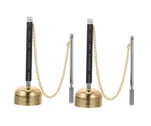 Toyvian 2pezzi Campana Meditativa Per Preghiera Strumento Buddista Per Templi e Meditazione Facile Da Usare Leggera e Portatile Perfetta Per Momenti Di Riflessione e Spiritualità