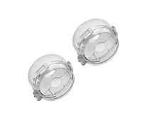 Toyvian 2pezzi Copri Manopola Piano Cottura Doppio Trasparente Protezione Sicurezza Ragazzo Ragazza Per Cucina Blocco Resistente e Facile Da Installare Tutela Contro Accensioni Accidentali