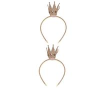 Toyvian 2pezzi Fascia per Capelli Corona Scintillante per Compleanno Donna Cerchietto Corona per Bambina per Festa Circonnetto per Compleanno Bambina Accessori per Capelli Principessa