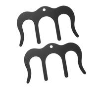 Toyvian 2pezzi Fermaglio Per Spartiti Musicali in Metallo Porta Spartiti Portatile Fissaggio Per Pagine Libri Bozze Discorsi Ricette