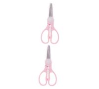Toyvian 2pezzi Forbici Portatili Per Alimenti Per Coperchio Protettivo Utensilper Taglio e Preparazione Cibo Complementare Inossidabile Design Pratico e Leggero Facile Da Pulire Per Pasta