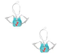 Toyvian 2pezzi Guinzaglio Per Ragazzo Ragazza Con Bretelle Regolabili e Cintura Riflettente Sicurezza Massima Per Parco Supermercato e Luoghi Affollati Design Dinosauro Verde