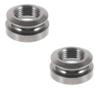 Toyvian 2pezzi Guitar Jack Button Cap Per Cavo Pickup Acustico Accessorio Di Riparazione Per Chitarra Con Design Arrotondato e Compatibilità Thread Resistente e Pratico Per Musicisti