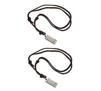 Toyvian 2pezzi Harmonica Miniature Necklaces with Leather Cord Vintage Harmonica Charm Pendants for Kids Musical Instrument Jewelry for Everyday Wear