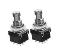 Toyvian 2pezzi Interruttore a Pulsante Per Chitarra Per Effetti Commutatore Per Accessori Per Pedaliera