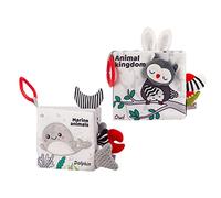 Toyvian 2Pezzi Libri per Libri Sensory Bath Cloth Stimolazione e Tattile Giocattoli per Tummy per Sviluppo Infantile