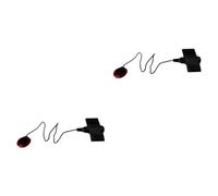 Toyvian 2pezzi Pickup Paster Per Chitarra Ukulele Violino e Strumenti Acustici Trasduttore Piezoelettrico Adesivo Facile Installazione Portatile e Comodo Per Amplificazione