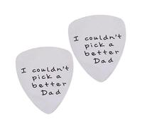 Toyvian 2pezzi Plettro Per Chitarra Design Accessori Per Del Papà i Couldn t Pick a Better Dad Colore e