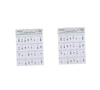 Toyvian 2pezzi Poster Di Riferimento Accordi Per Tromba Guida Pratica Per Studenti e Professionisti