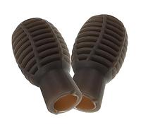 Toyvian 2pezzi Protettivo Silicone Per Bacchette Da Batteria Da Accessori Per Esercitazioni Silenziose e Pratiche Compatibile Con Tutte Le Bacchette