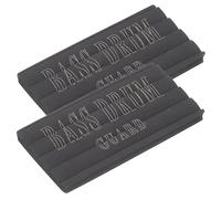 Toyvian 2pezzi Protezioni Antiscivolo Per Cerchi Forniture Per Batteria Parti Per Percussioni Accessori Per Strumenti Musicali Per Grancassa Per Batteria Jazz
