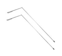 Toyvian 2pezzi Rami Telescopici Per Rabdomanzia in Acciaio Inox Per Rilevamento Di Acqua Spiriti e Tesori Portatile Per Caccia Fantasmi e Localizzazione Di Oggetti Sepolti