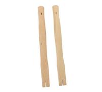 Toyvian 2pezzi Ricambio per Manico per Manico in Legno per Ergonomico Antiscivolo per Utensili da