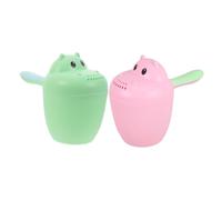 Toyvian 2pezzi Risciacquo Per Shampoo Per Ragazzo Ragazza Da Tazze Per Bagno Colorate Protezione Occhi Durante Lavaggio Strumento Multifunzionale Per Bagno e Giardinaggio Design Adorabile