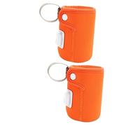 Toyvian 2pezzi Scaldabiberon Portatile Per Viaggi Riscaldatore Di Bottiglie Per Latte Con Termostato Accessorio Pratico Per Genitori Di Facile Da Usare Sicuro e Efficiente Arancione