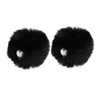 Toyvian 2pezzi Soft Tail Props Cute Bunny Tail Accessories for Costume Parties and Cosplay Easy Clip Design for Makeup Events and Festivals