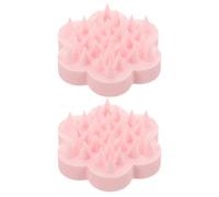 Toyvian 2pezzi Spazzole Massaggianti Per Capelluto Silicone Scrub Esfoliante Per Shampoo Massaggio Rilassante e Dei Sakura