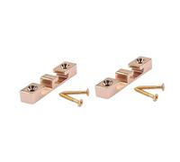 Toyvian 2pezzi Stringa Guida Lega Zinco Per Chitarra Basso Corde Accessorio Oro Per Tensione Ottimale Delle Corde e Sostenibilità Del Suono