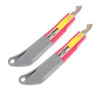 Toyvian 2pezzi Taglierina Multiuso Per Scanalature Di Chitarra e Ukulele Strumento Per Pulizia Delle Scanalature Dei Tasti Realizzato in Metallo e Plastica Facile Da Usare Per Vari Strumen