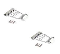 Toyvian 2pezzi Tailpiece Regolabile Per Chitarra Corde Compatibile Con Chitarra Jazz Archtop Facile Installazione e Uso Spaziatura