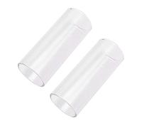 Toyvian 2pezzi Vetro Guitar Slide Medium Bottleneck Guitar Slide Realizzato in Vetro Standard