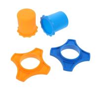 Toyvian 2set Copertura Protettiva in Silicone Per Microfono Antiscivolo Esagonale Protezione Per Microfono Portatile Adatto Per Karaoke e Uso Domestico Manicotti Decorativi