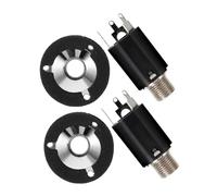 Toyvian 2sets Cavo Jack Chitarra Copriterminale Presa Uscita Per Chitarra Elettrica e Basso Parte Per Accessorio Per Terminali
